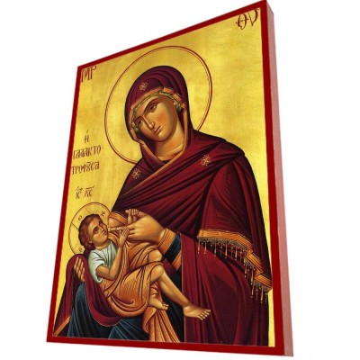 ΠΑΝΑΓΙΑ Γαλακτοτροφούσα – Οικονομική ξύλινη εικόνα