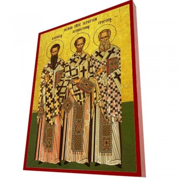 ΤΡΕΙΣ ΙΕΡΑΡΧΕΣ  – Οικονομική ξύλινη εικόνα