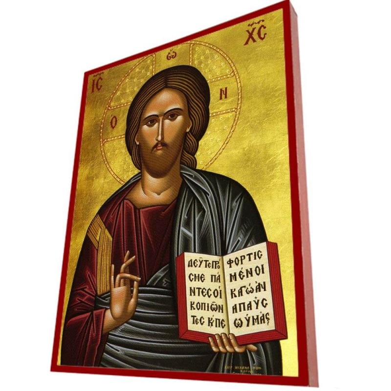 ΙΗΣΟΥΣ ΧΡΙΣΤΟΣ – Οικονομική ξύλινη εικόνα