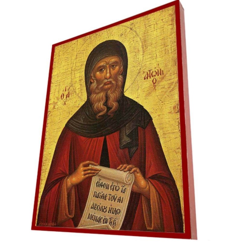 ΑΓΙΟΣ ΑΝΤΩΝΙΟΣ  – Οικονομική ξύλινη εικόνα