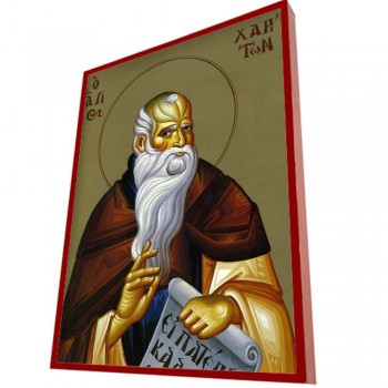 ΑΓΙΟΣ ΧΑΡΙΤΩΝ - Οικονομική Ξύλινη Εικονίτσα Μπομπονιέρα  