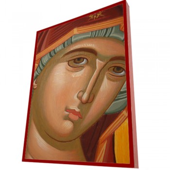 ΠΑΝΑΓΙΑ ΘΕΟΤΟΚΟΣ - Οικονομική Ξύλινη Εικονίτσα Μπομπονιέρα  