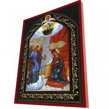 ΠΑΝΑΓΙΑ ΤΗΣ ΤΗΝΟΥ - Οικονομική Ξύλινη Εικονίτσα Μπομπονιέρα  