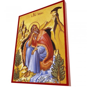 ΠΡΟΦΗΤΗΣ ΗΛΙΑΣ - Οικονομική Ξύλινη Εικονίτσα Μπομπονιέρα  