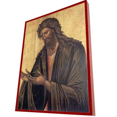 ΑΓΙΟΣ ΙΩΑΝΝΗΣ ΠΡΟΔΡΟΜΟΣ  – Οικονομική ξύλινη εικόνα