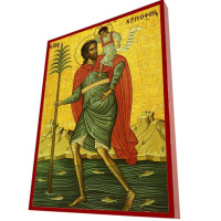 ΑΓΙΟΣ ΧΡΙΣΤΟΦΟΡΟΣ - Οικονομική ξύλινη εικόνα ΑΓΙΟΣ ΧΡΙΣΤΟΦΟΡΟΣ - Οικονομική ξύλινη εικόνα