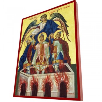 ΠΑΙΔΕΣ ΕΝ ΚΑΜΙΝΩ - Οικονομική ξύλινη εικόνα