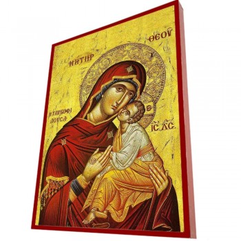 ΠΑΝΑΓΙΑ ΜΗΤΗΡ ΘΕΟΥ - Οικονομική ξύλινη εικόνα