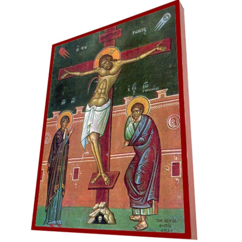 ΣΤΑΥΡΩΣΗ ΧΡΙΣΤΟΥ  – Οικονομική ξύλινη εικόνα