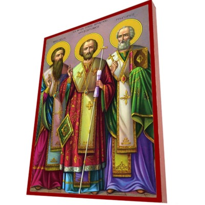 ΤΡΕΙΣ ΙΕΡΑΡΧΕΣ  – Οικονομική ξύλινη εικόνα