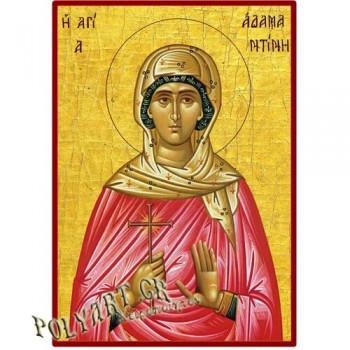 ΑΓΙΑ ΑΔΑΜΑΝΤΙΝΗ – Οικονομική ξύλινη εικόνα 