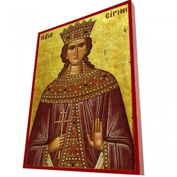 ΑΓΙΑ ΕΙΡΗΝΗ – Οικονομική ξύλινη εικόνα 