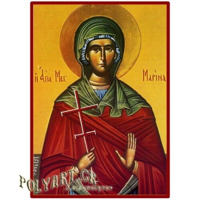 ΑΓΙΑ ΜΑΡΙΝΑ – Οικονομική ξύλινη εικόνα