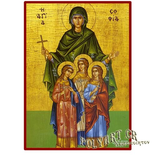 ΑΓΙΑ ΣΟΦΙΑ – Οικονομική ξύλινη εικόνα