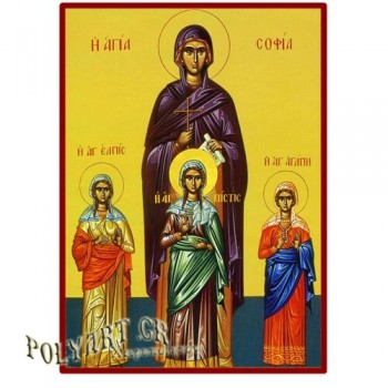 ΑΓΙΑ ΣΟΦΙΑ – Οικονομική ξύλινη εικόνα