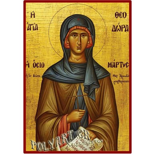 ΑΓΙΑ ΘΕΟΔΩΡΑ – Οικονομική ξύλινη εικόνα