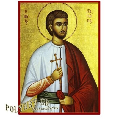 ΑΓΙΟΣ ΣΤΑΜΑΤΙΟΣ  – Οικονομική ξύλινη εικόνα