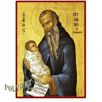 ΑΓΙΟΣ ΣΤΥΛΙΑΝΟΣ  – Οικονομική ξύλινη εικόνα