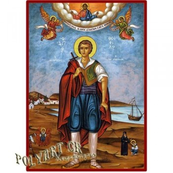 ΑΓΙΟΣ ΘΕΟΦΙΛΟΣ  – Οικονομική ξύλινη εικόνα