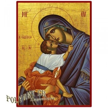 ΠΑΝΑΓΙΑ Ελεούσα – Οικονομική ξύλινη εικόνα