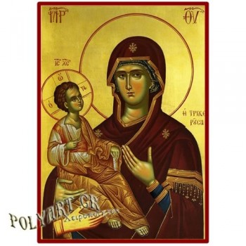 ΠΑΝΑΓΙΑ Τριχερούσα– Οικονομική ξύλινη εικόνα