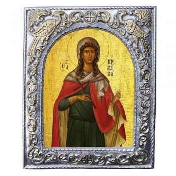 ΑΓΙΑ ΚΥΡΙΑΚΗ - Εκκλησιαστική Κορνίζα «Παγώνια»