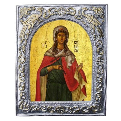 ΑΓΙΑ ΚΥΡΙΑΚΗ - Εκκλησιαστική Κορνίζα «Παγώνια»