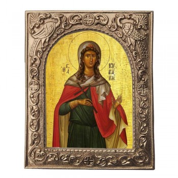 ΑΓΙΑ ΚΥΡΙΑΚΗ - Εκκλησιαστική Κορνίζα «Παγώνια»