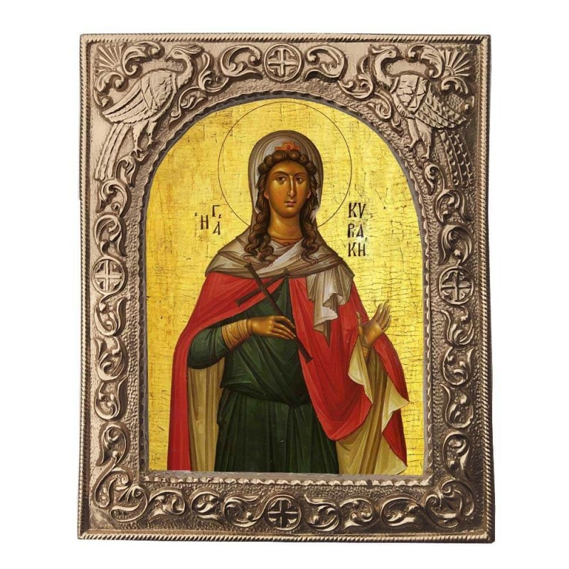 ΑΓΙΑ ΚΥΡΙΑΚΗ - Εκκλησιαστική Κορνίζα «Παγώνια»