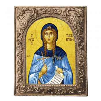 ΑΓΙΑ ΤΑΤΙΑΝΗ- Εκκλησιαστική Κορνίζα «Παγώνια»