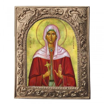 ΑΓΙΑ ΧΡΙΣΤΙΝΑ- Εκκλησιαστική Κορνίζα «Παγώνια»