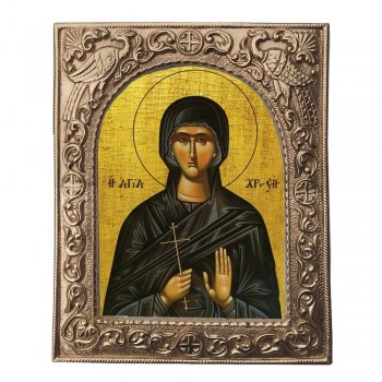 ΑΓΙΑ ΧΡΥΣΗ- Εκκλησιαστική Κορνίζα «Παγώνια»