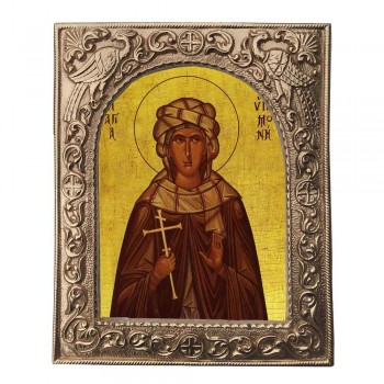 ΑΓΙΑ ΥΠΟΜΟΝΗ- Εκκλησιαστική Κορνίζα «Παγώνια»