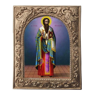 ΜΕΓΑΣ ΒΑΣΙΛΕΙΟΣ - Εκκλησιαστική Κορνίζα «Παγώνια»