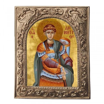 ΑΓΙΟΣ ΔΗΜΗΤΡΙΟΣ - Εκκλησιαστική Κορνίζα «Παγώνια»