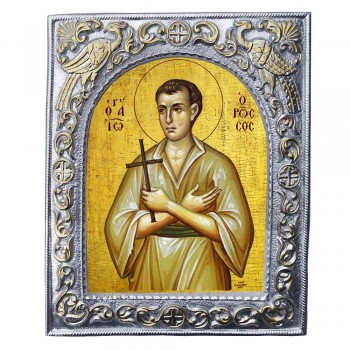 ΑΓΙΟΣ ΙΩΑΝΝΗΣ ΡΩΣΟΣ - Εκκλησιαστική Κορνίζα «Παγώνια»