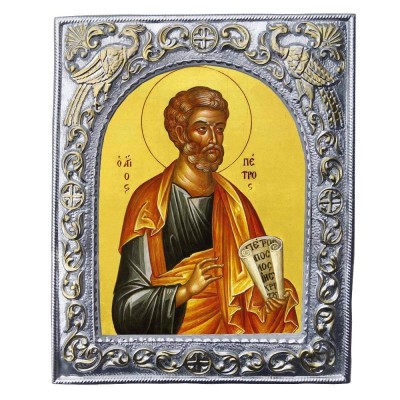 ΑΓΙΟΣ ΠΕΤΡΟΣ - Εκκλησιαστική Κορνίζα «Παγώνια»