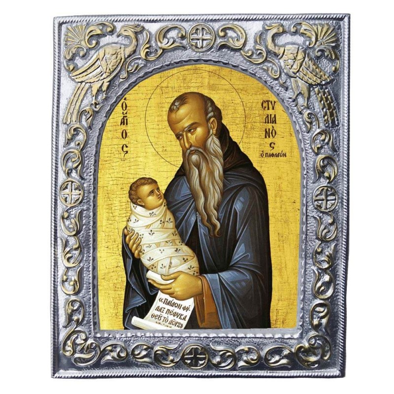 ΑΓΙΟΣ ΣΤΥΛΙΑΝΟΣ - Εκκλησιαστική Κορνίζα «Παγώνια»