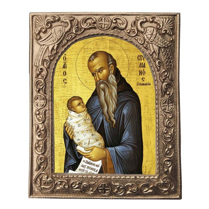 ΑΓΙΟΣ ΣΤΥΛΙΑΝΟΣ - Εκκλησιαστική Κορνίζα «Παγώνια»