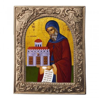 ΑΓΙΟΣ ΧΡΙΣΤΟΔΟΥΛΟΣ- Εκκλησιαστική Κορνίζα «Παγώνια»