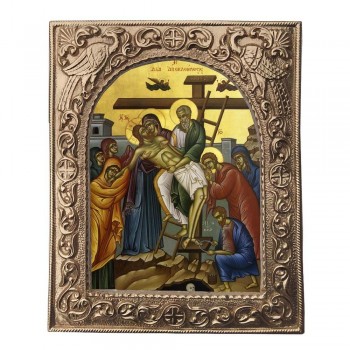 ΑΠΟΚΑΘΗΛΩΣΗ ΧΡΙΣΤΟΥ - Εκκλησιαστική Κορνίζα «Παγώνια»