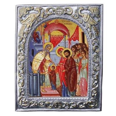 ΕΙΣΟΔΙΑ ΘΕΟΤΟΚΟΥ - Εκκλησιαστική Κορνίζα «Παγώνια»