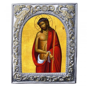 ΙΗΣΟΥΣ ΧΡΙΣΤΟΥ - Εκκλησιαστική Κορνίζα «Παγώνια»
