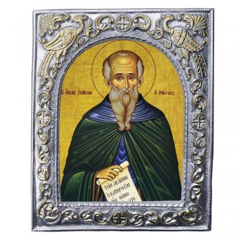 ΑΓΙΟΣ ΠΑΪΣΙΟΣ - Εκκλησιαστική Κορνίζα «Παγώνια»