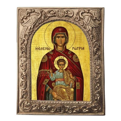 ΠΑΝΑΓΙΑ ΕΛΕΥΘΕΡΩΤΡΙΑ - Εκκλησιαστική Κορνίζα «Παγώνια»