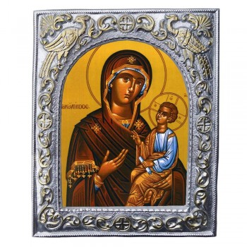 ΠΑΝΑΓΙΑ ΓΟΡΓΟΥΠΗΚΟΟΣ - Εκκλησιαστική Κορνίζα «Παγώνια»