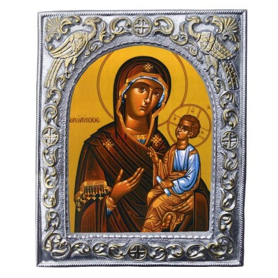 ΠΑΝΑΓΙΑ ΓΟΡΓΟΥΠΗΚΟΟΣ - Εκκλησιαστική Κορνίζα «Παγώνια»