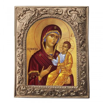 ΠΑΝΑΓΙΑ ΓΡΗΓΟΡΟΥΣΑ - Εκκλησιαστική Κορνίζα «Παγώνια»