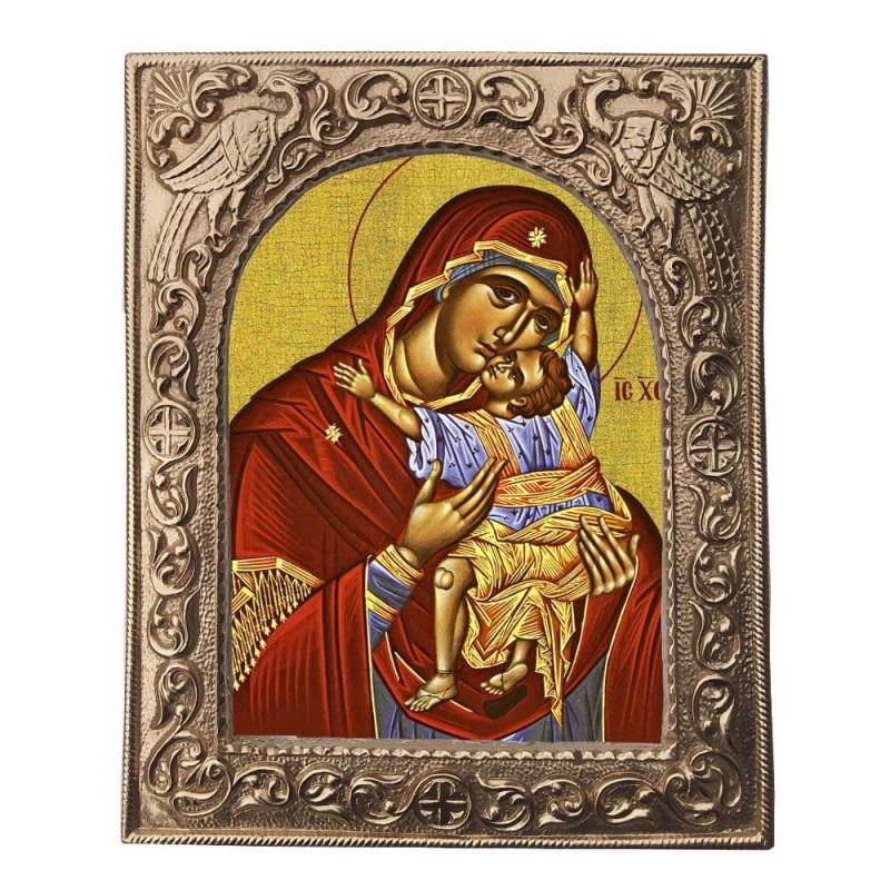 ΠΑΝΑΓΙΑ ΜΗΤΗΡ ΘΕΟΥ - Εκκλησιαστική Κορνίζα «Παγώνια»