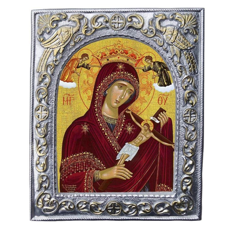 ΠΑΝΑΓΙΑ ΤΟΥ ΧΑΡΟΥ - Εκκλησιαστική Κορνίζα «Παγώνια»